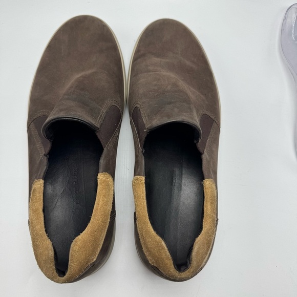 Ecco Soft 7 Slip On Loafer Mens Size 43 US 9/9.5 Brown Leather Comfort - Picture 6 of 10